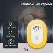 Adjustable Night Light Ultrasonic Mosquito Repeller EU Plug White - 5