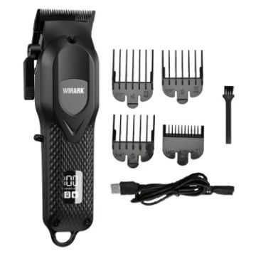 Picture of WMARK NG-119 Men Hair Trimmer Rechargeable Clipper With LED Display (Black)