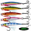Picture of PROBEROS LF127 Long Casting Bait Small Leader Freshwater Sea Bass Fishing Warbler Spinnerbait, Size: 10g (Color D)