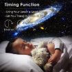 Galaxy Night Light Star Projector LED Table Lamp Childrens Room Decor Black - 6