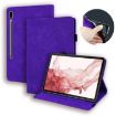 Samsung Galaxy Tab S9 FE Purple Leather Tablet Case - 1