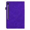 Samsung Galaxy Tab S9 FE Purple Leather Tablet Case - 3