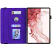Samsung Galaxy Tab S9 FE Purple Leather Tablet Case - 4