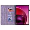 Lenovo Tab M11/Xiaoxin Pad 11 2024 Purple Butterfly Flower Leather Case - 3