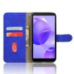 TCL 502 Blue Magnetic Flip Leather Phone Case - 4