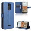 Consumer Cellular Iris Connect Blue Leather Phone Case - 1