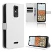Consumer Cellular Iris Connect Diamond Texture Leather Phone Case - White - 1