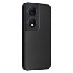 For Honor X7b Carbon Fiber Texture Flip Leather Phone Case - Black - 3