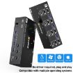 KC-KVM303DH Triple Monitors KVM Switch - USB3.0 DP+DP+HDMI - 3