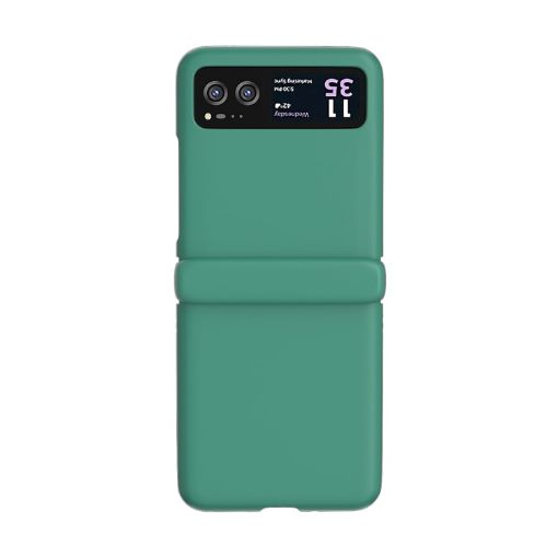 Motorola Razr 40 3 in 1 Skin Feel PC Phone Case - Forest Green - 1