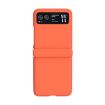 Motorola Razr 40 3 in 1 Skin Feel PC Phone Case - Orange - 1