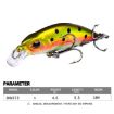 PROBEROS DW578 Sinking Minnow Lure 5.3cm 4.6g - Color C - 6