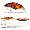 PROBEROS DW578 Sinking Minnow Lure 5.3cm 4.6g - Color C - 7