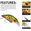 PROBEROS DW578 Sinking Minnow Lure 5.3cm 4.6g - Color C - 9