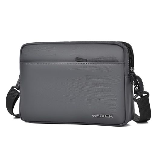 WEIXIER W128 Men Messenger Bag - Grey - 1