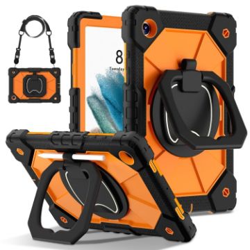 Samsung Galaxy Tab A8 10.5 2021 Robot Silicone Hybrid PC Case - 1
