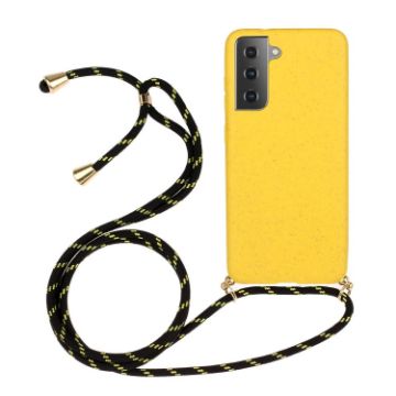 Samsung Galaxy A15 5G Wheat Straw + TPU Phone Case (Yellow) - 1