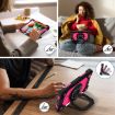 Samsung Galaxy Tab A7 Lite 2021 Hybrid PC Tablet Case Black Rose Red - 7