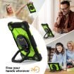 Samsung Galaxy Tab A7 Lite 2021 Case - Black Yellow Green - 2