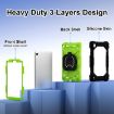 Samsung Galaxy Tab A7 Lite 2021 Case - Black Yellow Green - 4
