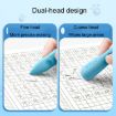 3pcs QIHAO 8870 Cave Eraser - No Trace No Chip - Small For Girls - 6