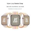 Apple Watch SE 2023 40mm Loop Nylon Watch Band - Starlight Pink - 3