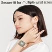 Apple Watch SE 2022 44mm Loop Nylon Watch Band - Starlight Pink - 8