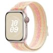 Apple Watch Series 8 41mm Loop Nylon Watch Band - Starlight Pink - 1