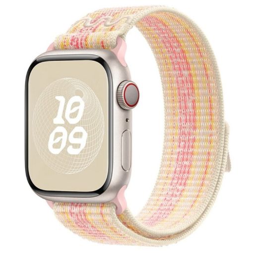 Apple Watch 42mm Loop Nylon Band - Starlight Pink - 1
