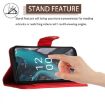 Nokia C22 Red Leather Phone Case with Lanyard - 3