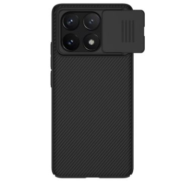 NILLKIN Black Mirror Camshield PC Case for Xiaomi Redmi K70E/Poco X6 Pro - 1