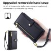 OPPO Find X5 Pro Sheep Texture Cross-body Zipper Wallet Leather Phone Case - 6