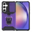 Samsung Galaxy A55 Camera Shield Card Slot Phone Case (Purple) - 1