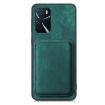 OPPO A5 Retro Leather Card Bag Magnetic Phone Case - Green - 2