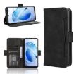 BLU G53 Leather Phone Case - Black | Card Slots, Calf Texture | Skin Feel - 1