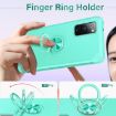 Samsung Galaxy S20 FE L2 Rotating Ring Holder Magnetic Phone Case - Mint Green - 3