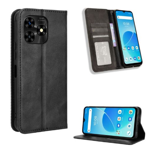 UMIDIGI G5 Mecha Leather Phone Case - Black - 1