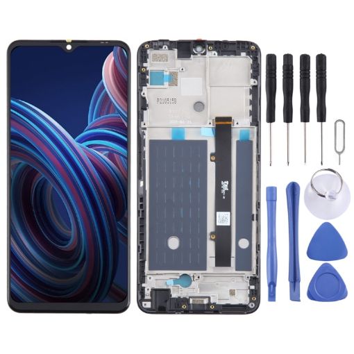 ZTE Blade A72 5G 7540N LCD Screen Digitizer Assembly with Frame - 1