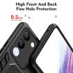 Vivo V29e 5G Black Armor Finger Loop Holder Phone Case - 4