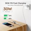 JOYROOM S-IW012 2 in 1 USB to 8 Pin + Magnetic Watch Wireless Charging Data Cable - 3