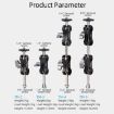 XILETU TM Series Magic Arm with Dual Ballhead Camera Video Monitor Mount Adapter - 7