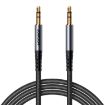 JOYROOM SY-A08 3.5mm to 3.5mm AUX Audio Adapter Cable, 1.2m - Black - 1
