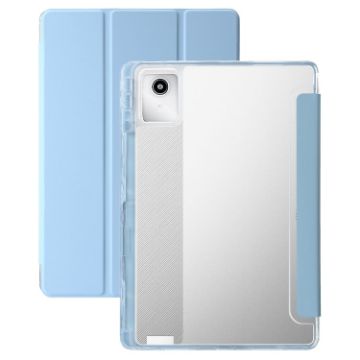 Clear Acrylic 3-Fold Leather Tablet Case for Lenovo Tab M11/Xiaoxin Pad 11 - 1