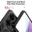 Tecno Spark Go 2024 Black Armor Finger Loop Phone Case - 4