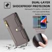 Samsung Galaxy A51 5G Sheep Texture Cross-body Zipper Wallet Leather Phone Case - 4