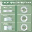 12 Rolls Deli Small High Viscosity Transparent Tape - 1.2cm x 27.3m - 3