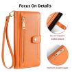 Samsung Galaxy A51 4G Sheep Texture Cross-body Zipper Wallet Leather Phone Case - 3