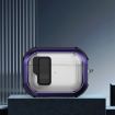 Dark Purple AirPods Pro Thunder Transparent Case - Wireless & Magnetic - 1