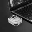 Dark Purple AirPods Pro Thunder Transparent Case - Wireless & Magnetic - 3