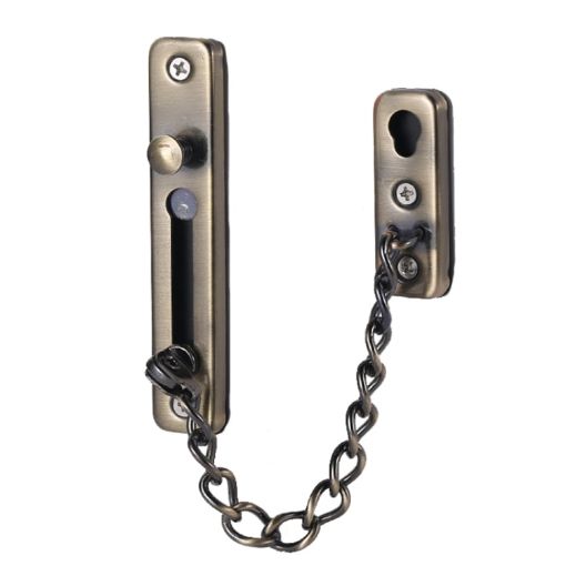 Anti-burglary Door Chain Latch, Ancient Copper - Security Chain - 1